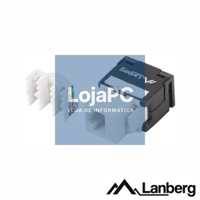 Ficha RJ45 Modular 8P8C CAT6 Keystone 180º LANBERG