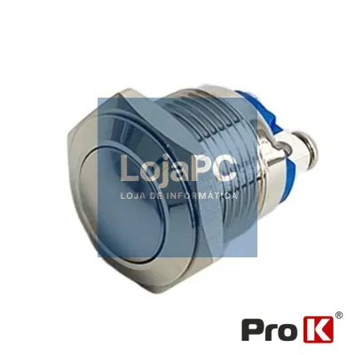 Comutador Pulsador Redondo IP65 230V Off/ (On) N.A PROK