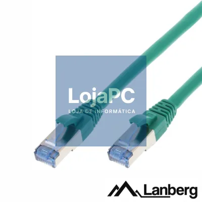 Cabo S/FTP LSZH CAT6A 1m Verde LANBERG
