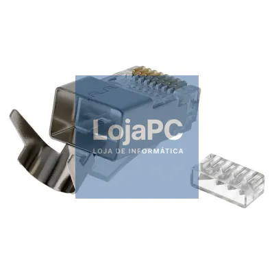 Ficha RJ45 Modular 8p8c CAT6 UTP/FTP Metálica