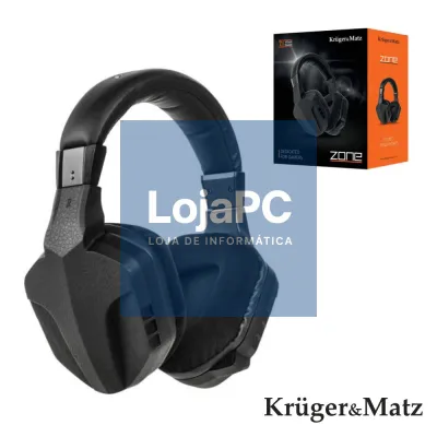 Auscultadores Stereo 7.1 C/ Fios E Microfone KrugerMatz