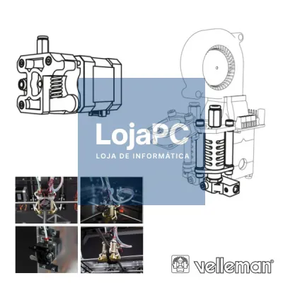 2ª CABEÇA IMPRESSÃO P/ IMPRESSORA 3D VERTEX K8400 VELLEMAN