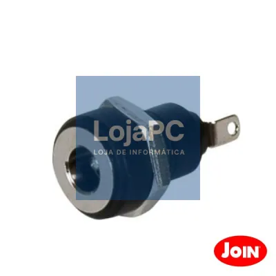 FICHA ALIMENTAÇÃO DC MACHO PAINEL P/ SOLDAR 2.4MM
