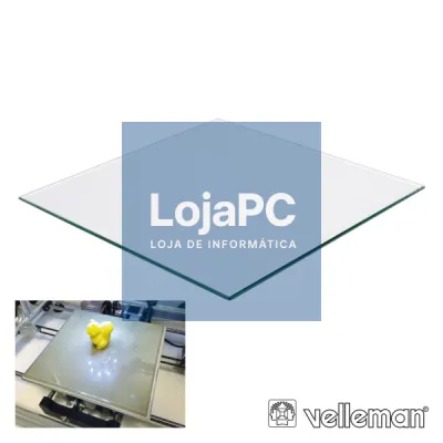 PAINEL VIDRO P/ IMPRESSORA 3D K8200 215x215x3MM VELLEMAN