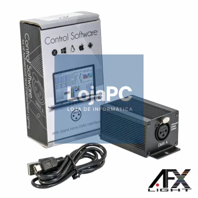 Controlador DMX 128 Canais C/ SoftWare Interface USB