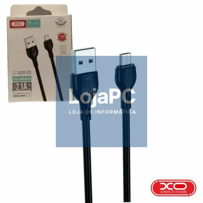 Cabo USB-A 2.0 Macho / Micro USB 2m Preto XO