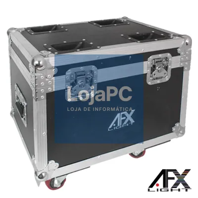 MALA TRANSPORTE DJ P/ 2MOVING HEAD LEDWASH-1912Z AFXLIGHT