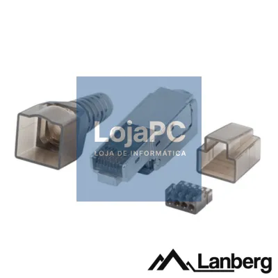 Ficha RJ45 Modular 8p8c CAT6A LANBERG
