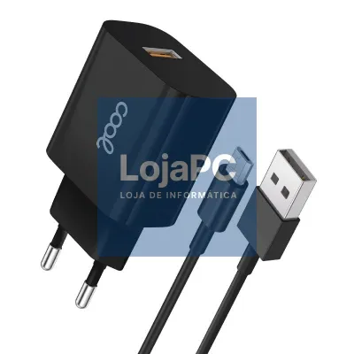 Network Charger Micro-usb Connector COOL Universal 2.4Amp Kit 2 in 1 Black