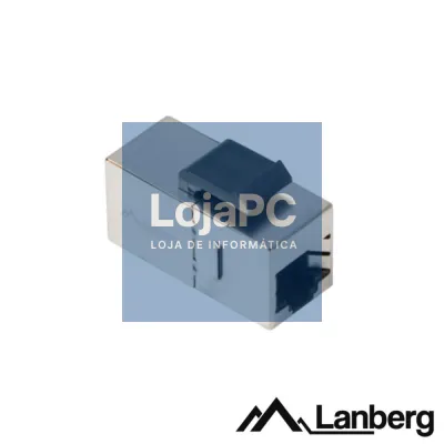 Ficha Adaptadora Keystone CAT6A RJ45 Fêmea p/ RJ45 Fêmea
