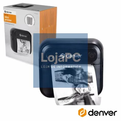 Impressora Térmica Portátil USB-C/Bluetooth DENVER