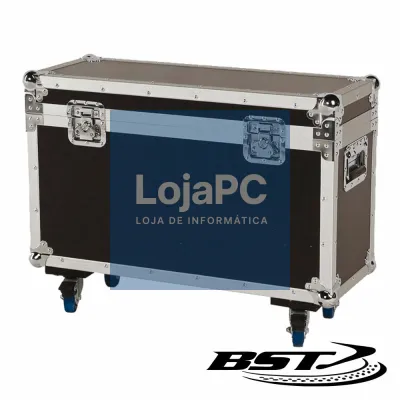MALA TRANSPORTE DJ P/ 2MOVING HEAD BEAM-2RX RODAS AFXLIGHT