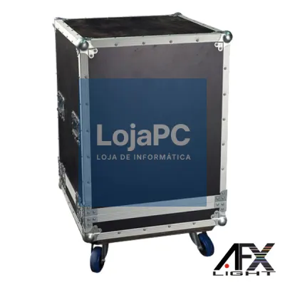 MALA TRANSPORTE DJ P/ 2MOVING HEAD LMH460Z RODAS AFXLIGHT