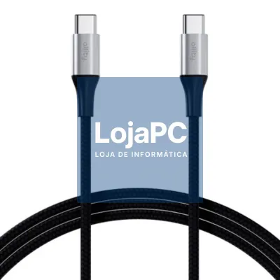 Cabo USB-C / USB-C 100W PD 2m Preto ALLITY