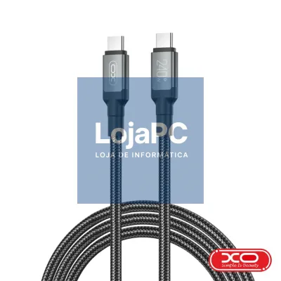 Cabo USB-C Macho / USB-C Macho PD 240W 2m Preto XO