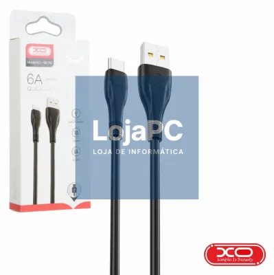 Cabo USB-A Macho / USB-C Macho 1m Preto XO