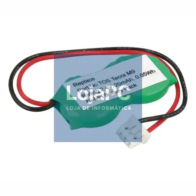 Bateria Backup Ni-Mh 2.4V 20mAh