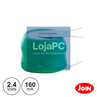 BATERIA NI-MH 2.4V 160MA C/ PATILHAS JOIN