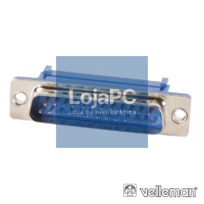 FICHA D-SUB 25P MACHO P/ CABO PLANO