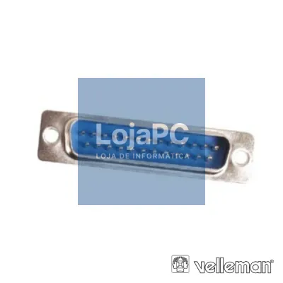 FICHA D-SUB 25P MACHO P/ CHASSIS VELLEMAN