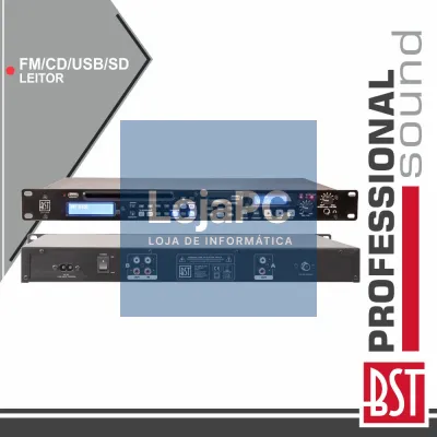LEITOR DUAL CD-R PLAYER C/ FM/SD/USB BST