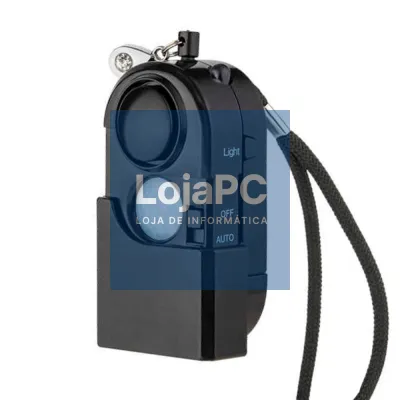Alarme Pessoal 120dB C/ Sensor Movimentos E Lanterna