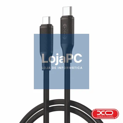 Cabo USB-C Macho / USB-C Macho 1m 60W PD Preto XO