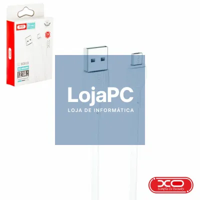 Cabo USB-A 2.0 Macho / Micro USB 2m Branco XO