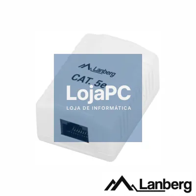 Tomada de Superfície RJ45 C/ 1 Saída LANBERG