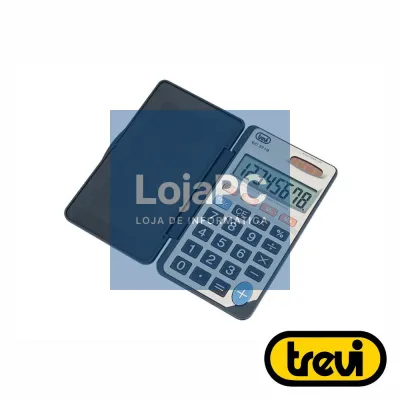 Máquina Calculadora 8 Dígitos Solar TREVI