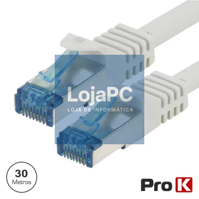 CABO S/FTP CAT6E 30M CINZA PROK