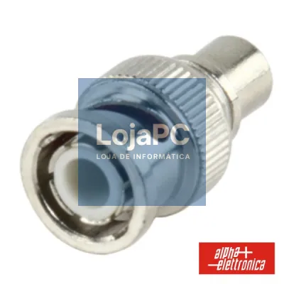 FICHA BNC MACHO P/ SOLDAR P/ CABO RG58