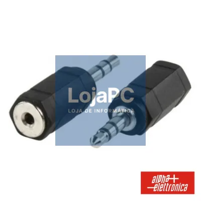 FICHA ADAPTADORA JACK 3.5MM MACHO/ JACK 2.5MM FÊMEA ST