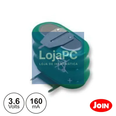 BATERIA NI-MH 3.6V 160MA C/ PATILHAS JOIN