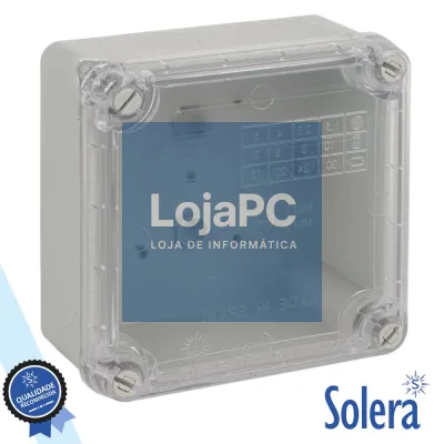 CAIXA DE PASSAGEM ESTANQUE 100x100x55MM IP65 IK07 SOLERA