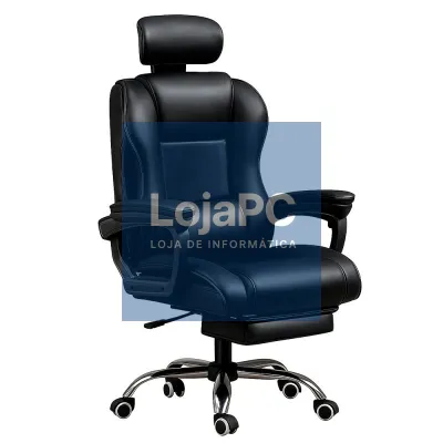 Premium Black Office Chair COOL Board (Footrest)