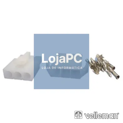 CONJUNTO DE CONECTORES MULTIFUNÇÕES P/ CABOS VELLEMAN