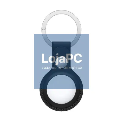 Protective Keychain COOL Compatible with AirTag Leatherette Black