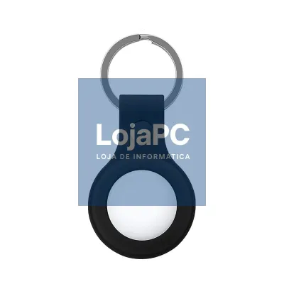 Protective Keychain COOL Compatible with AirTag Silicone Black