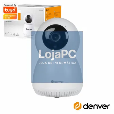 Câmara IP 2MP C/ WiFi HD PAN/TILT Tuya DENVER