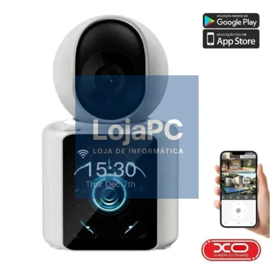 Câmara Vigilância IP C/ Display 1080p WiFi XO