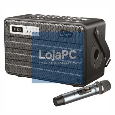 Coluna Amplificada All-In-One 100W C/ Microfone UHF