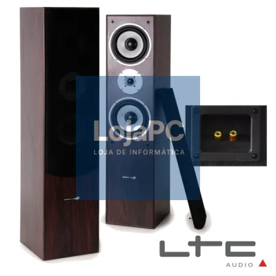 CONJUNTO 2 COLUNAS 3 VIAS HIFI BASS REFLEX 500W LTC