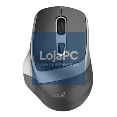 Silent Wireless Mouse COOL Ergonomic Black-Silver