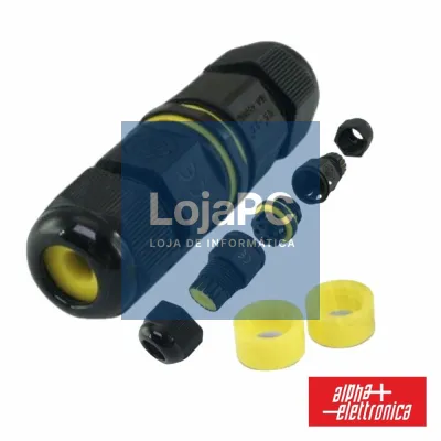 Ligador 2 Condutores 16A 450V IP68 ALPHA