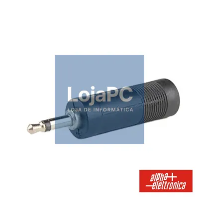 FICHA ADAPTADORA 3.5MM MACHO MN / 6.35MM FÊMEA MN