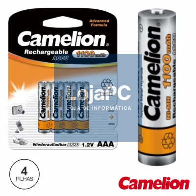 BATERIA NI-MH AAA1.2V 1100MA 4X BLISTER CAMELION