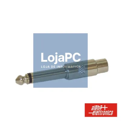 FICHA ADAPTADORA 6.3MM MACHO MONO/ FÊMEA RCA