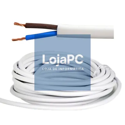 CABO ALIMENTAÇÃO ELÉTRICO 2X1.5MM² BRANCO 5M