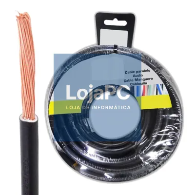 CABO ALIMENTAÇÃO ELÉTRICO 1X1.5MM² PRETO 5M